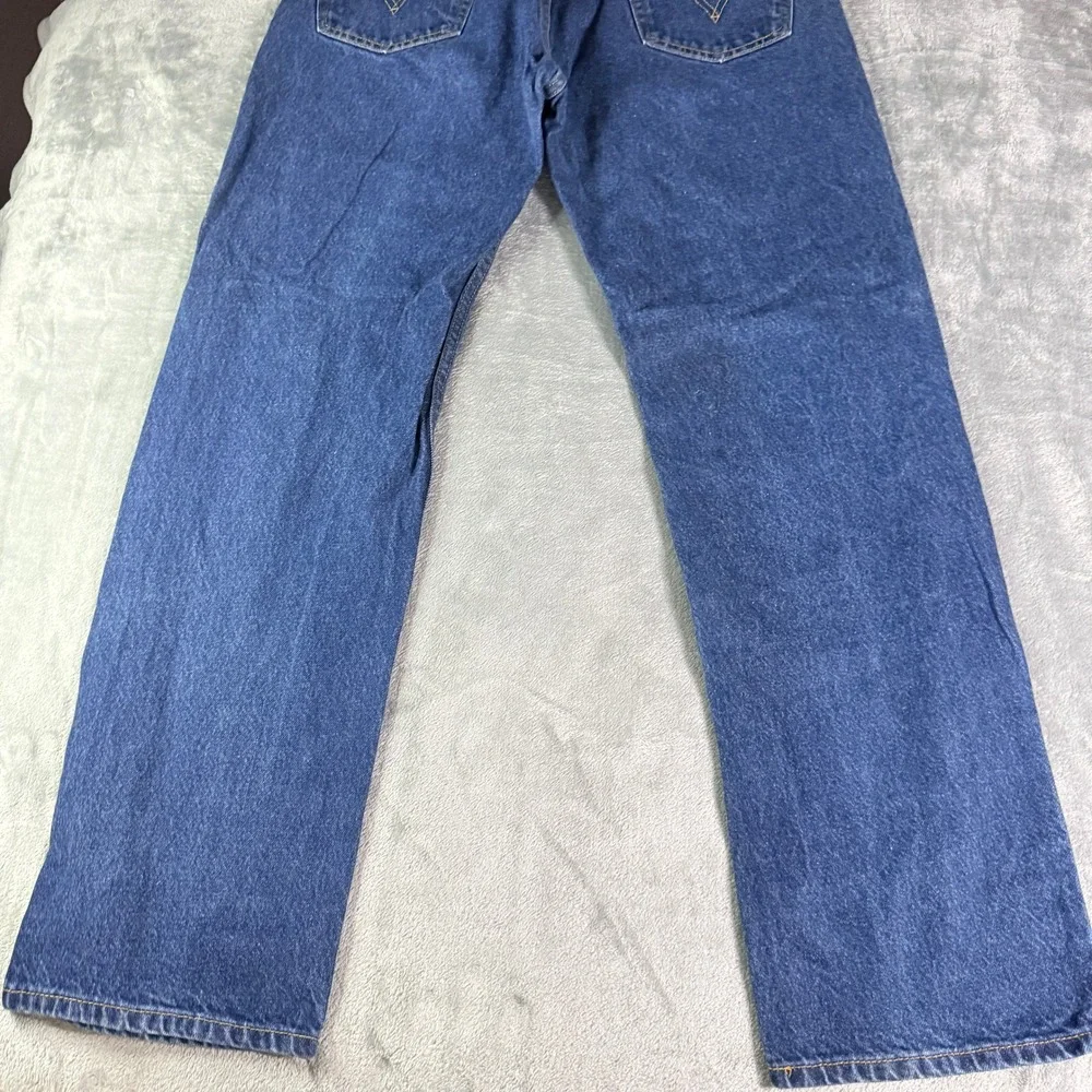 Levi Y2K 505 Jeans Mens 36x32 Dark Wash Straight Fit Denim Pants